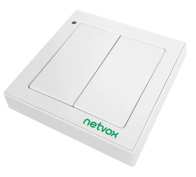 RB02B - Netvox LoRaWAN wireless 2-Gang Push Button Sku: RB02B-AS923