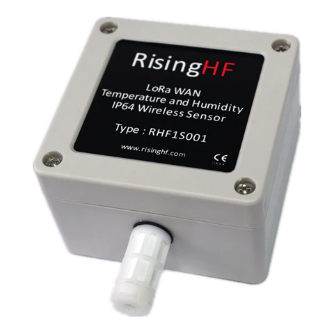 RisingHF - RHF1S001 Wireless LoRa WAN Temperature and Humidity Sensor Sku: RHF1S001 + ELE-ER34615-BAK